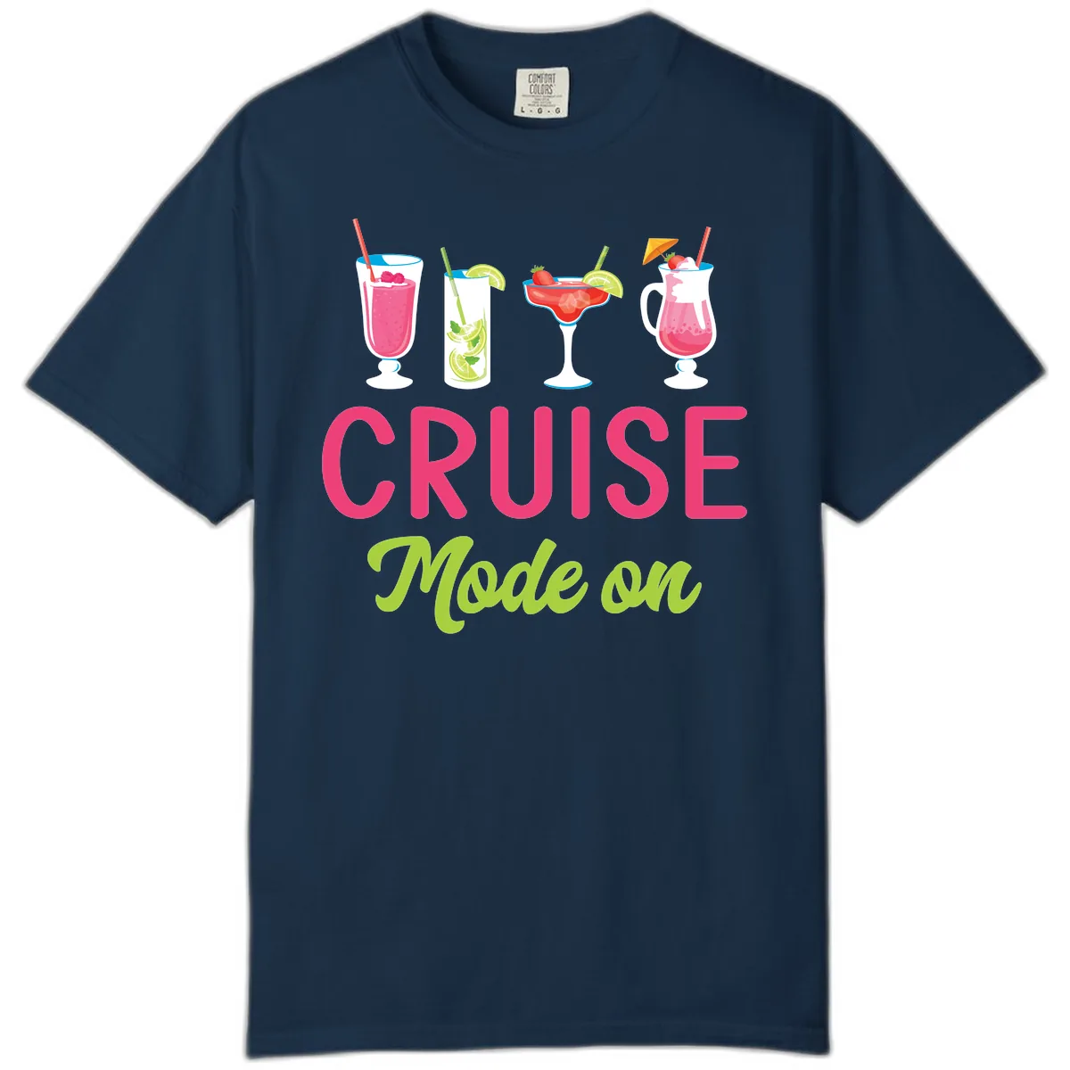 Cruise Mode On Comfort Color in True Navy