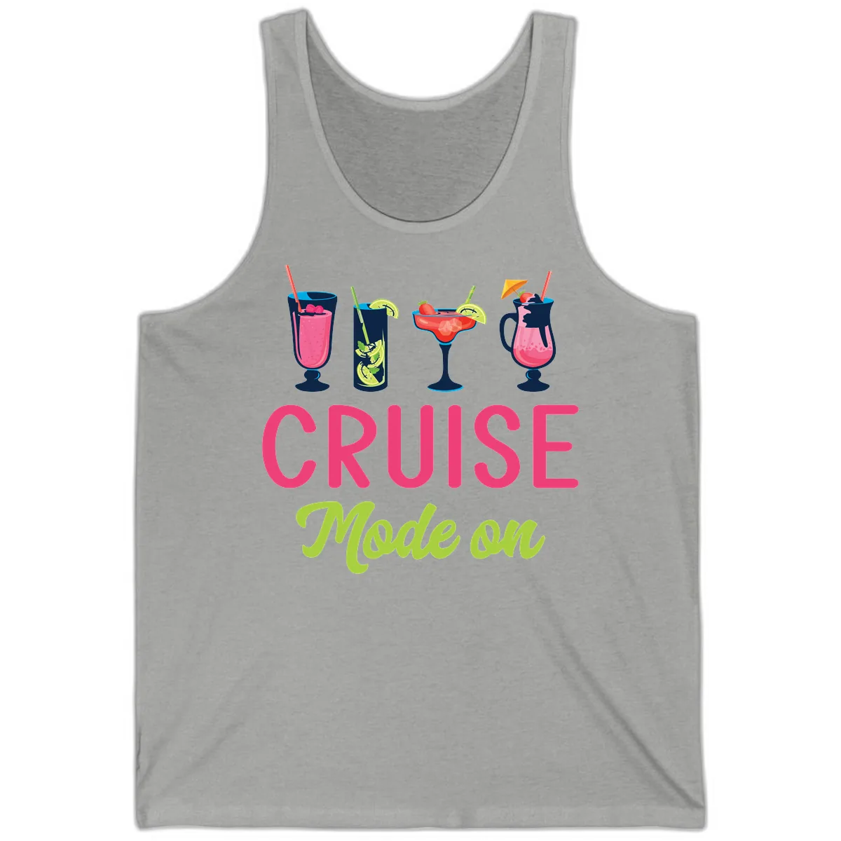 Cruise Mode On Tank in Athletic Heather