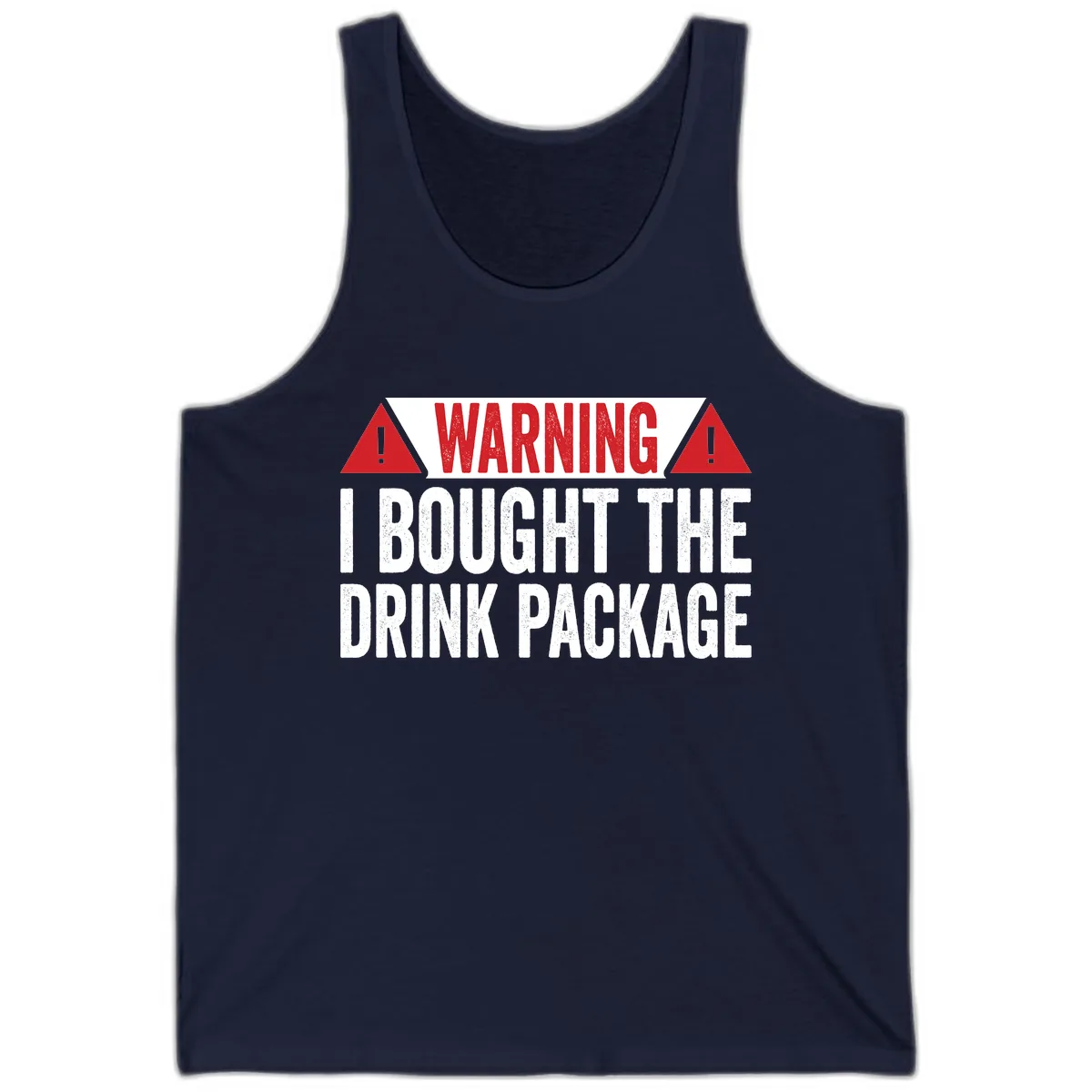 I Bought The Drink Package Tank in Navy