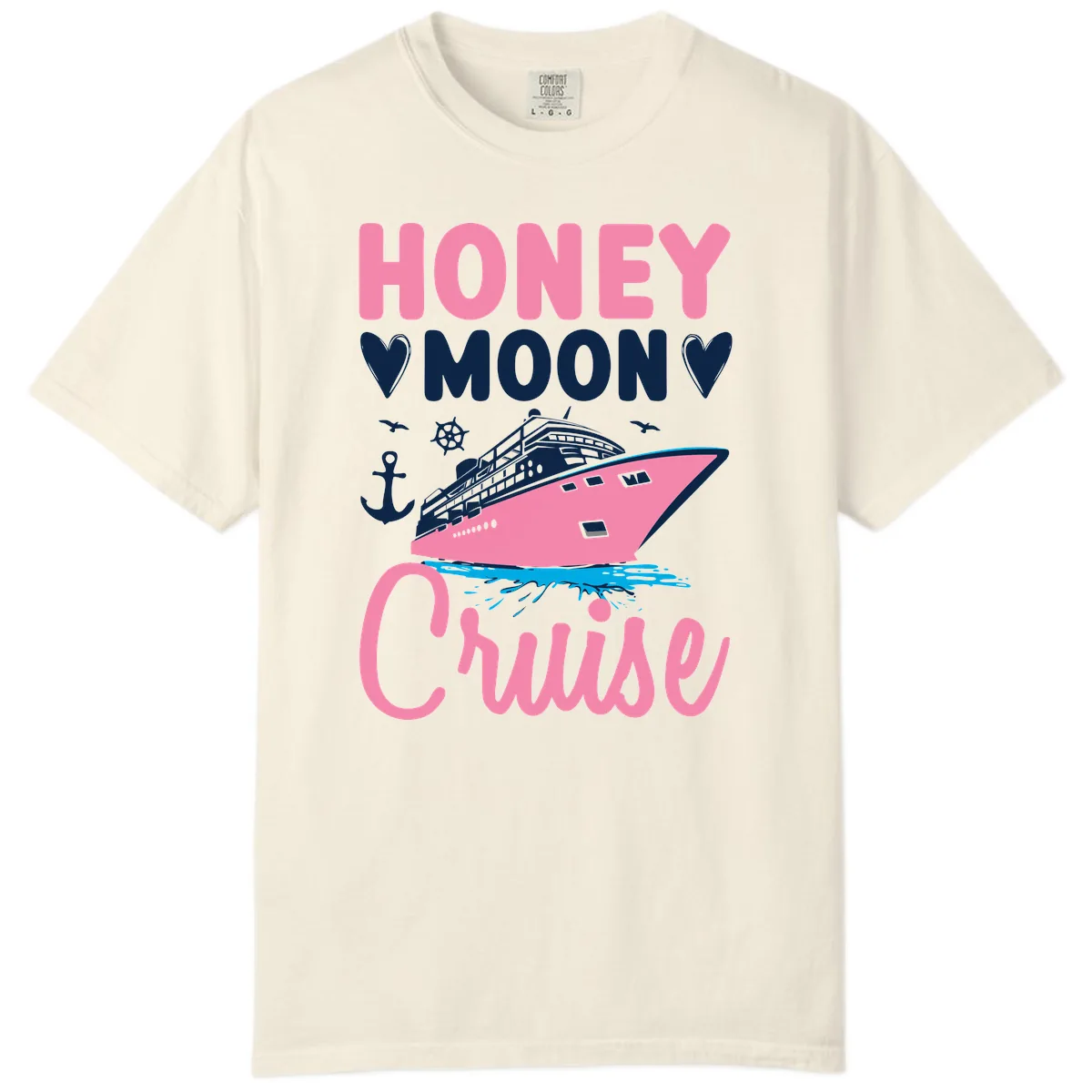 Honeymoon Cruise Club Comfort Color in Ivory