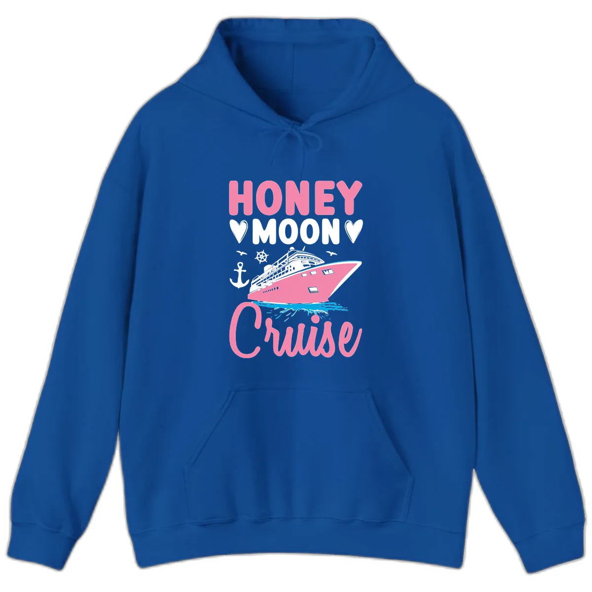 Honeymoon Cruise Club Hoodie in Royal