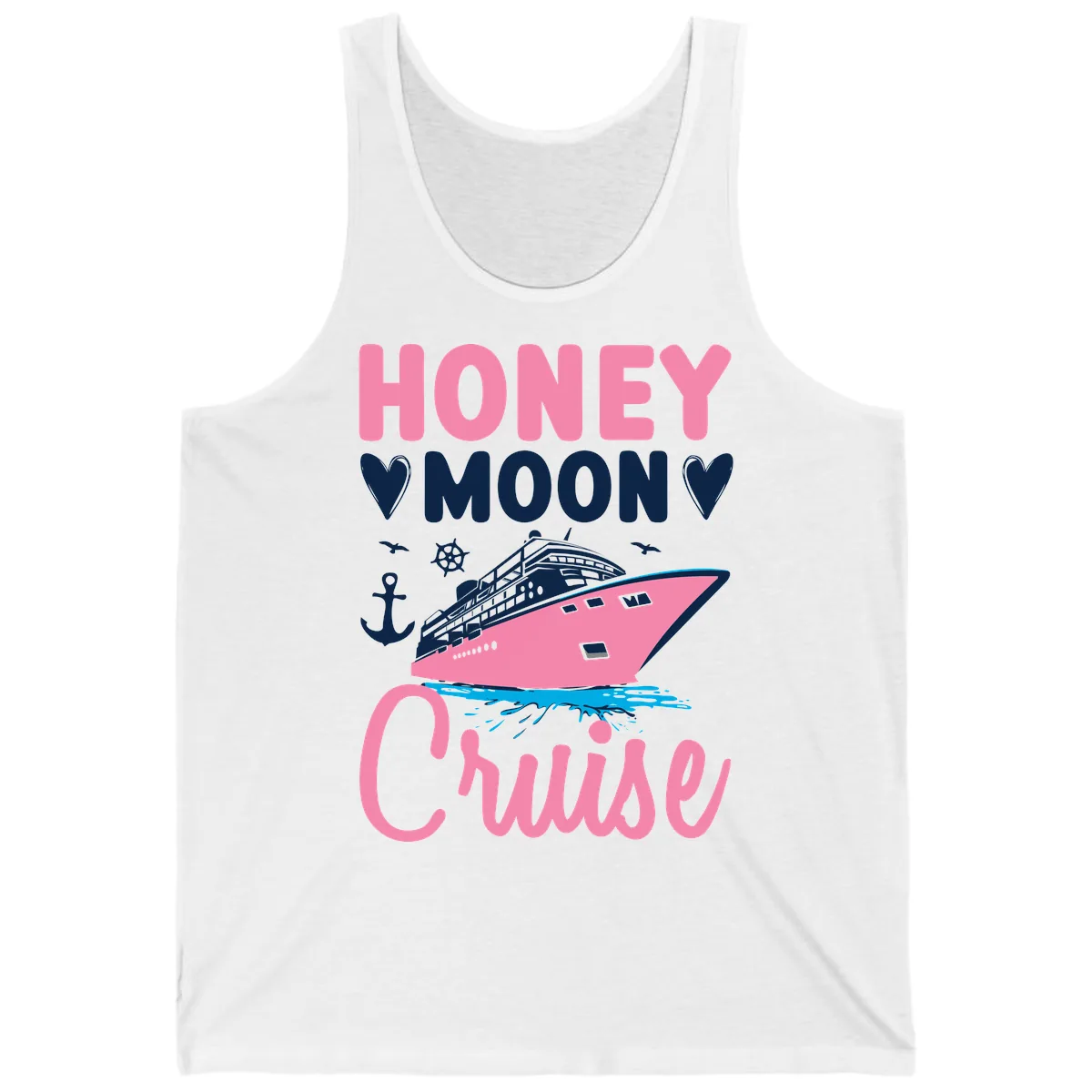 Honeymoon Cruise Club Tank in White