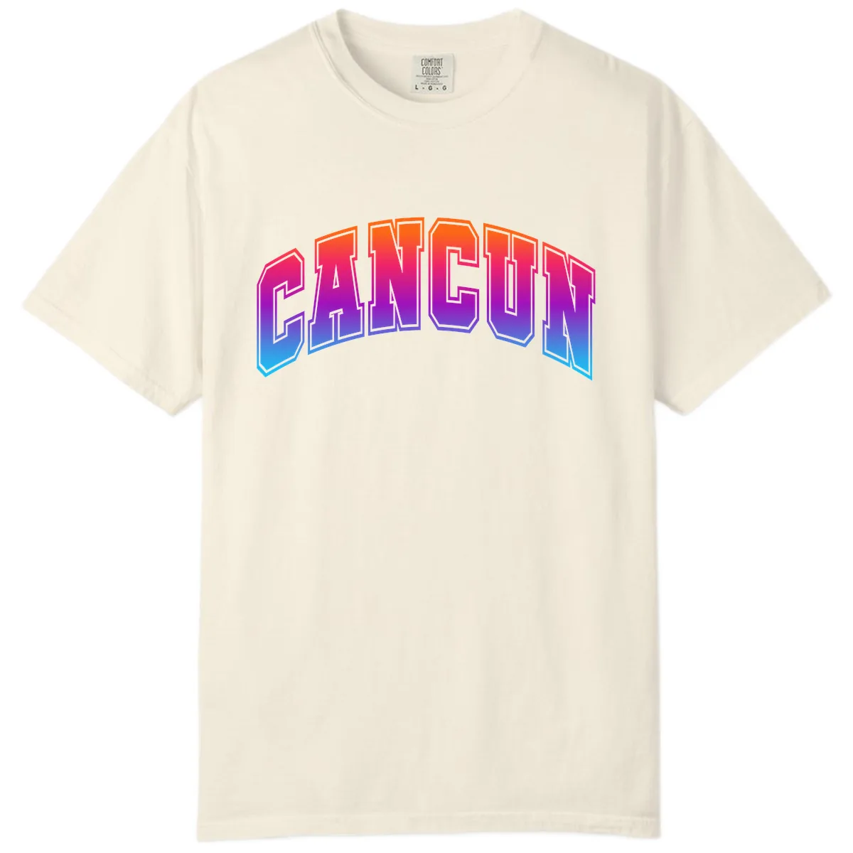 Neon Cruise Retro Vibes Comfort Color in Ivory