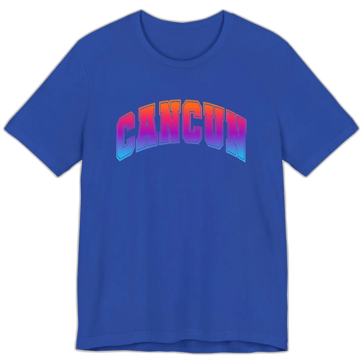 Neon Cruise Retro Vibes Premium T-Shirt in True Royal