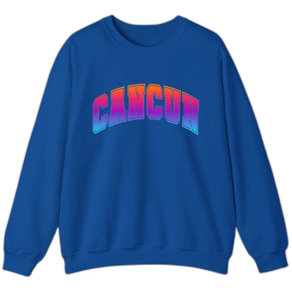 Neon Cruise Retro Vibes Sweatshirt in Royal