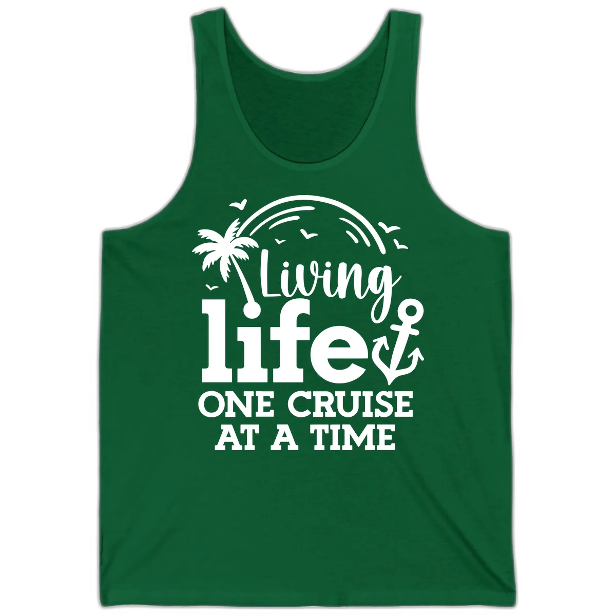 Living Life One Cruise At A Time Tank in Kelly