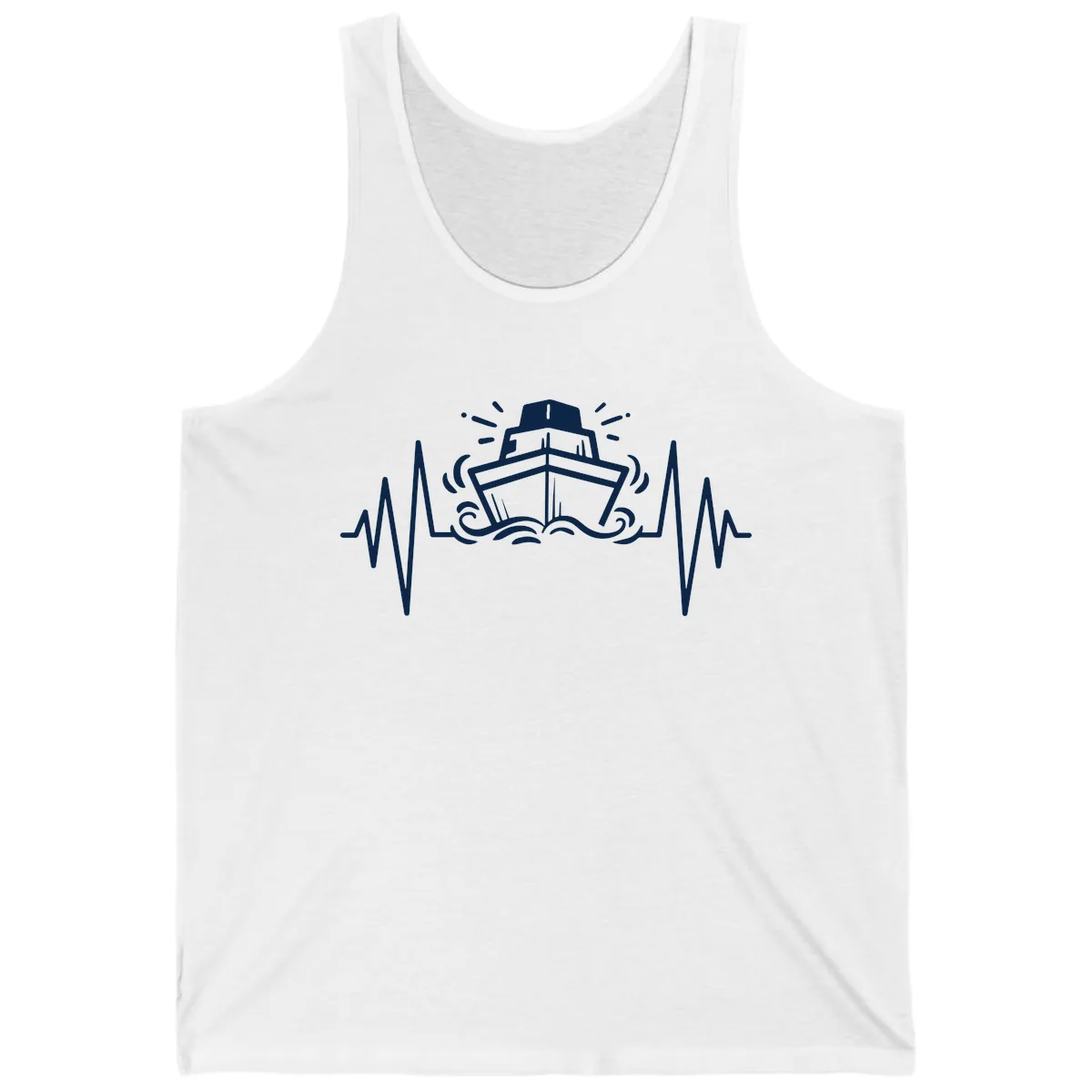 Cruise Ship Heartbeat Tank in White