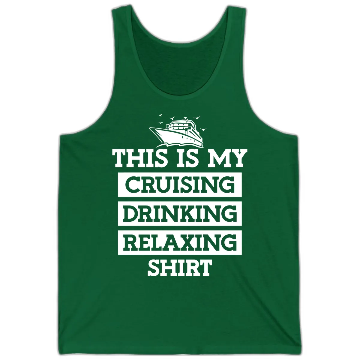 My Cruising Drinking Relaxing Tank in Kelly