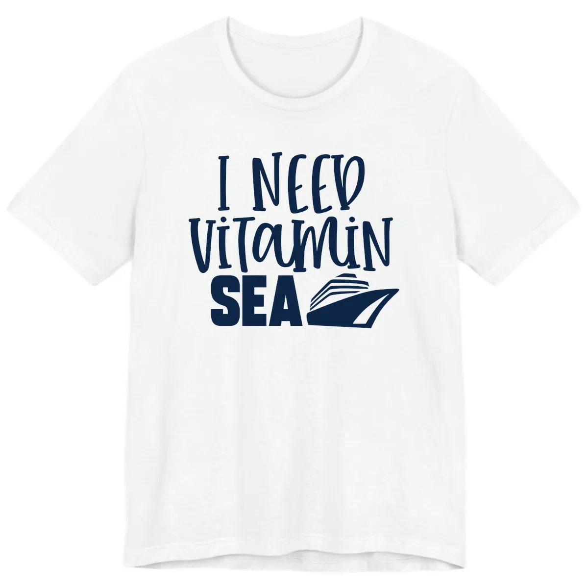 I Need Vitamin Sea Premium T-Shirt in White