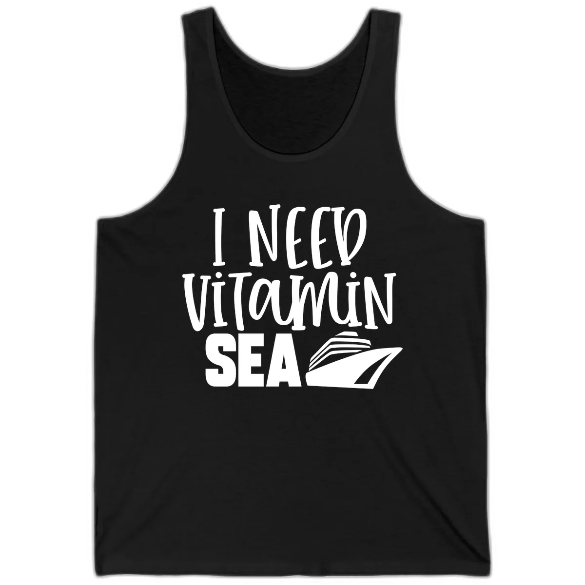 I Need Vitamin Sea Tank in Black