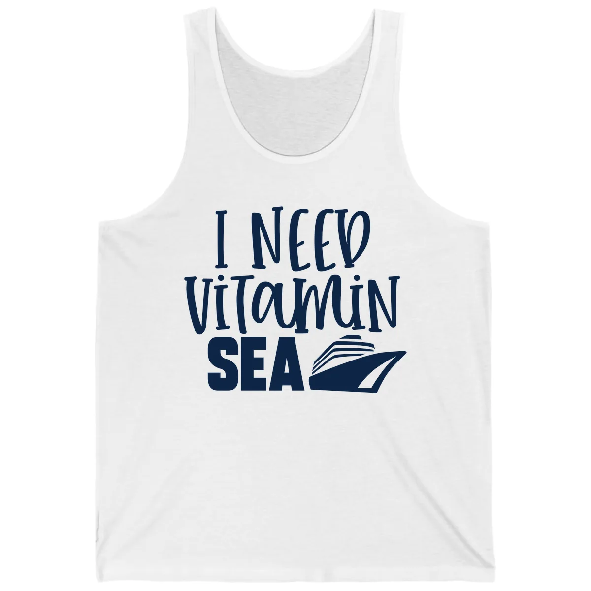 I Need Vitamin Sea Tank in White