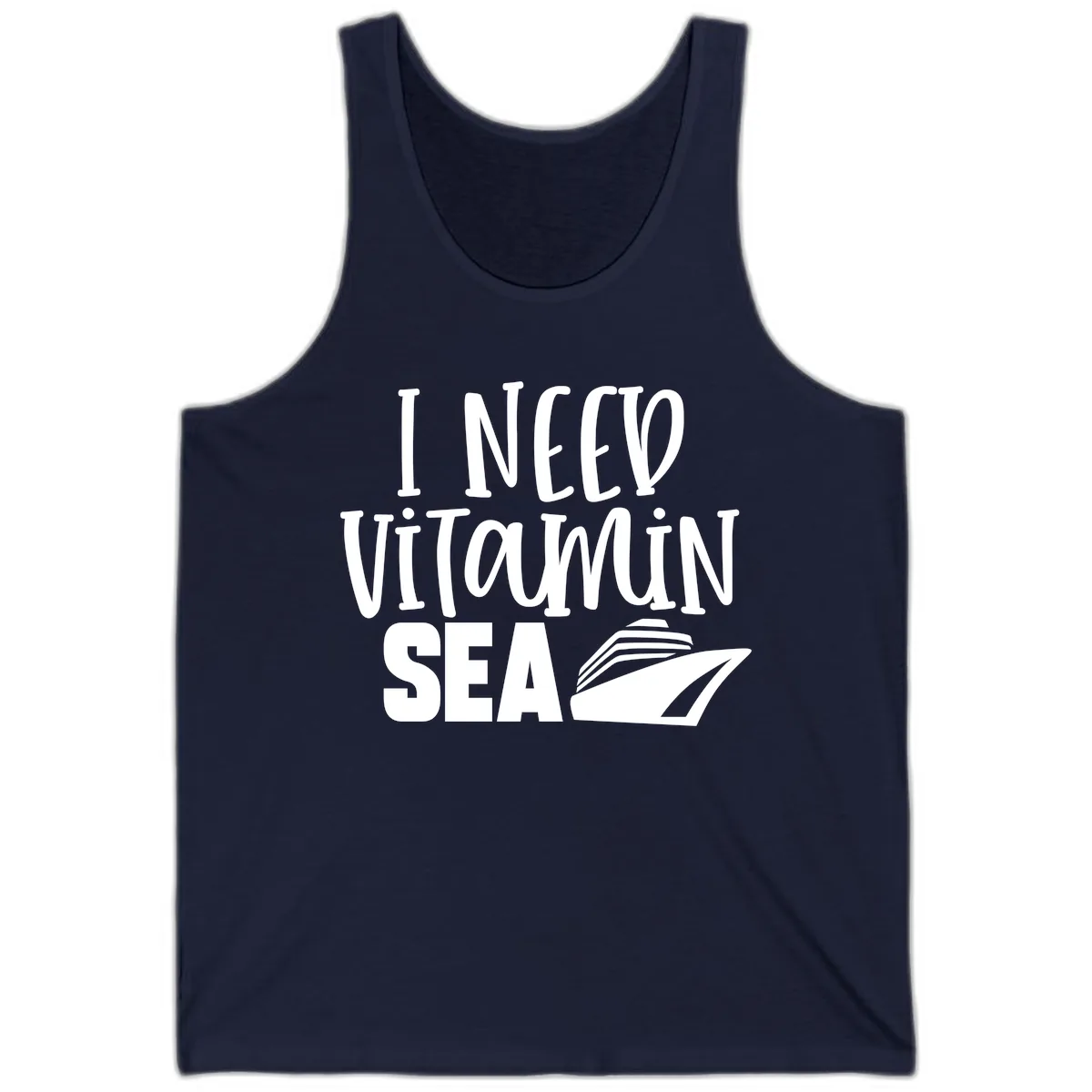 I Need Vitamin Sea Tank in Navy