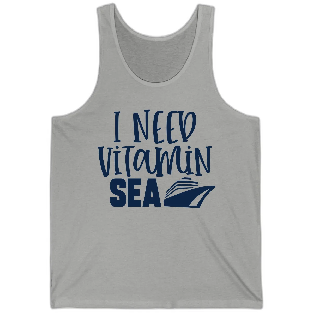I Need Vitamin Sea Tank in Athletic Heather