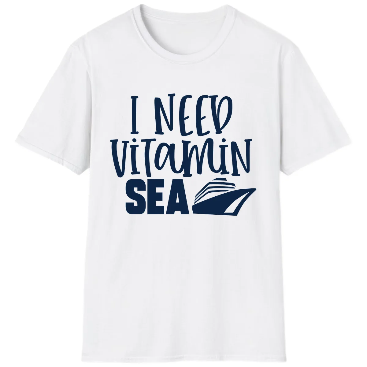I Need Vitamin Sea T-Shirt in White