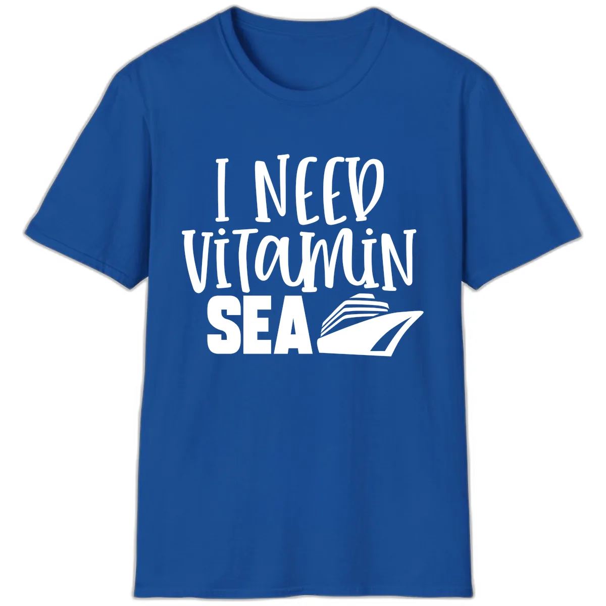 I Need Vitamin Sea T-Shirt in Royal