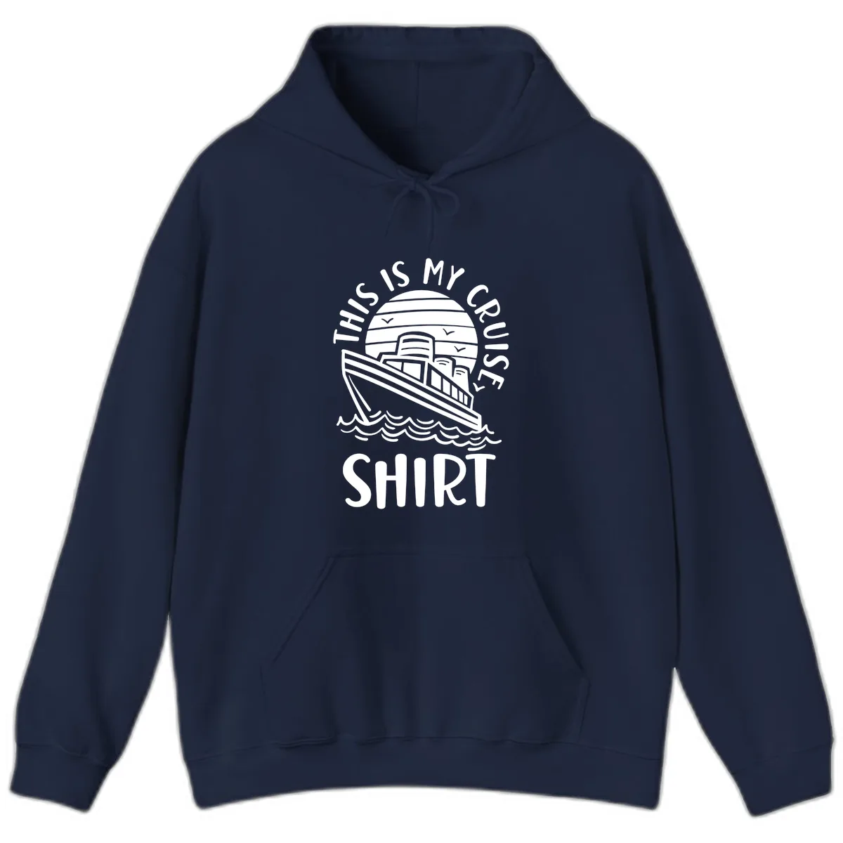 This Is My Cruise Ship Hoodie in Navy