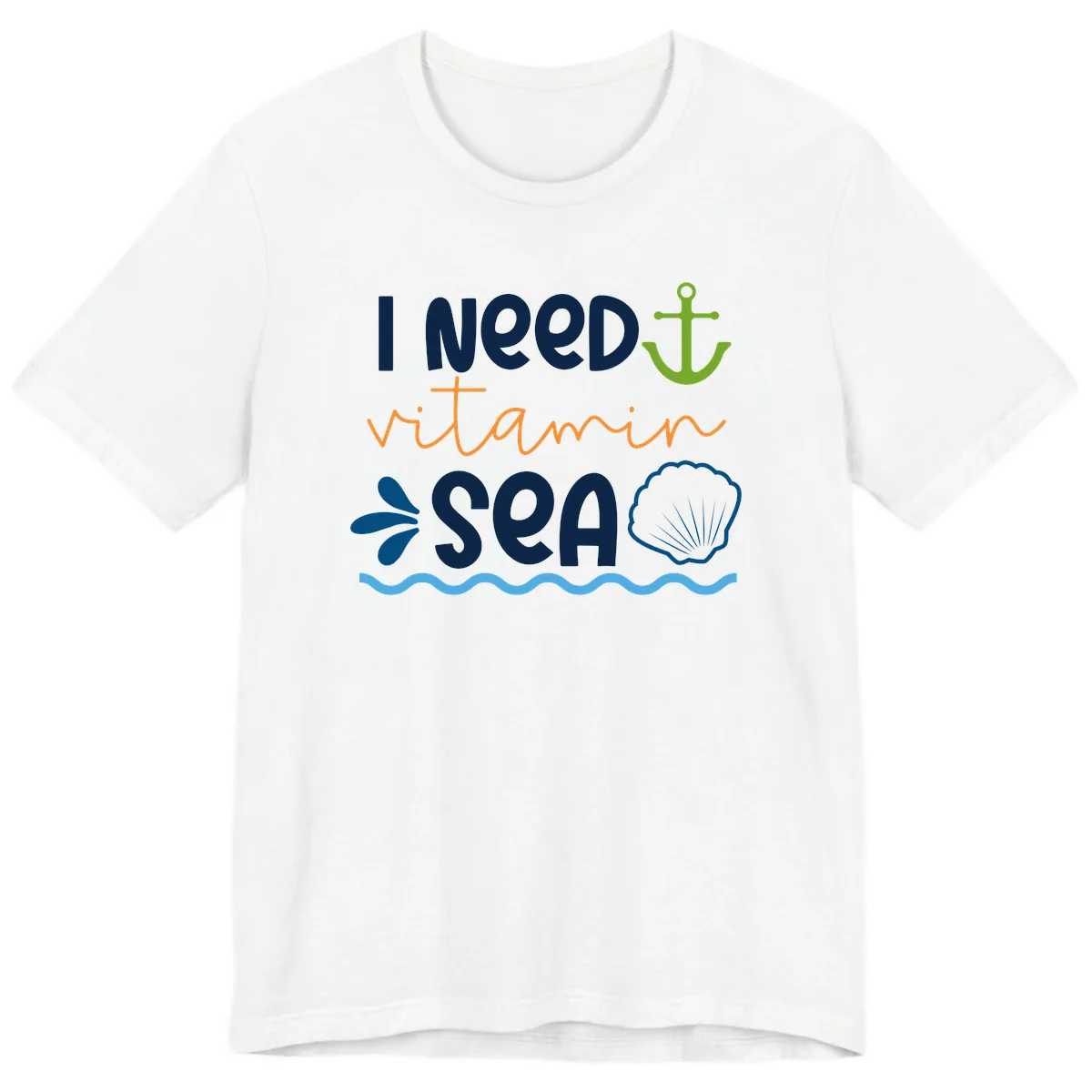 I Need Vitamin Sea Premium T-Shirt in White