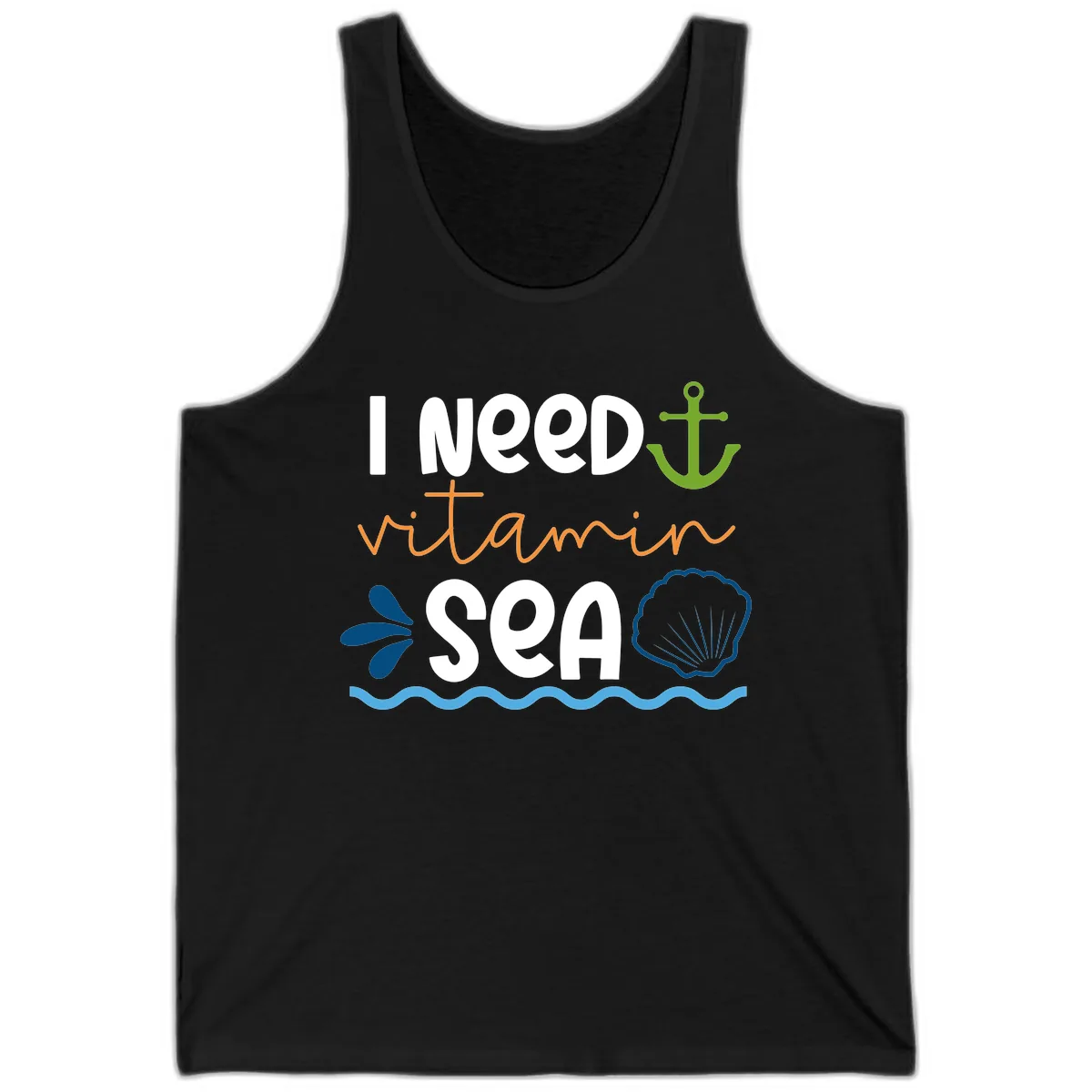 I Need Vitamin Sea Tank in Black