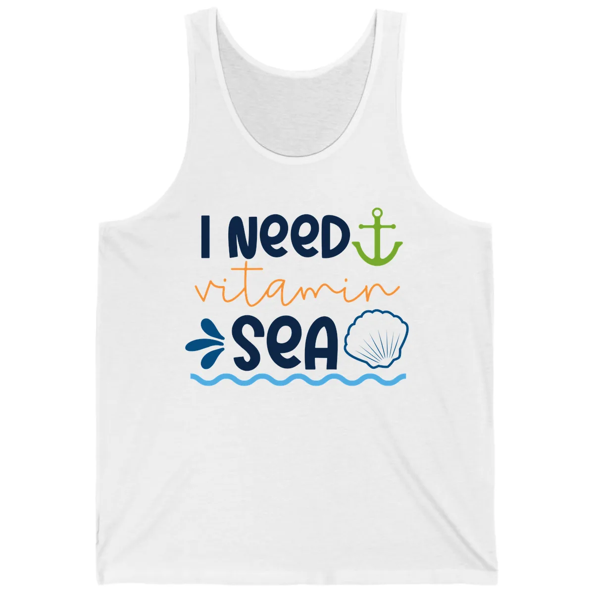 I Need Vitamin Sea Tank in White