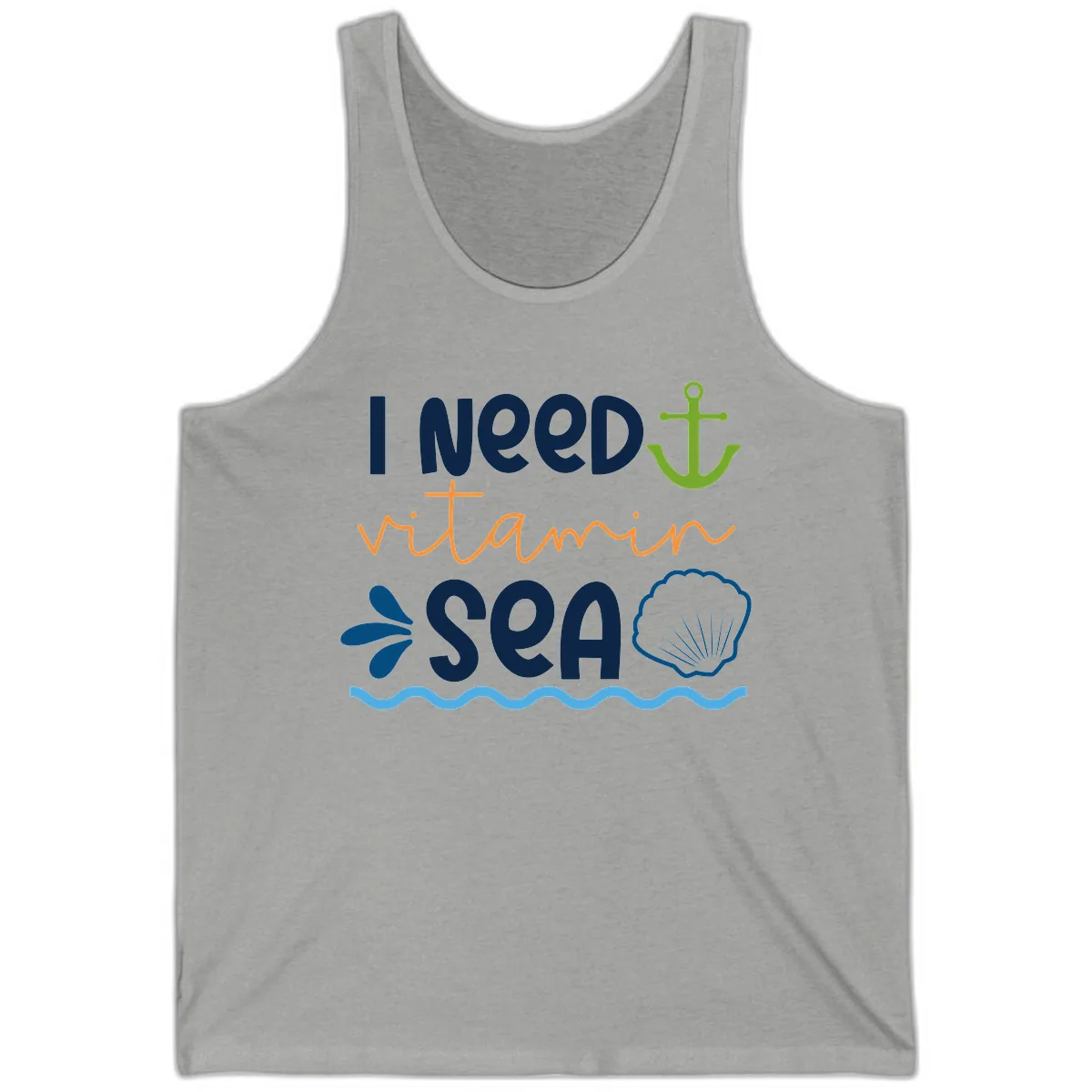 I Need Vitamin Sea Tank in Athletic Heather