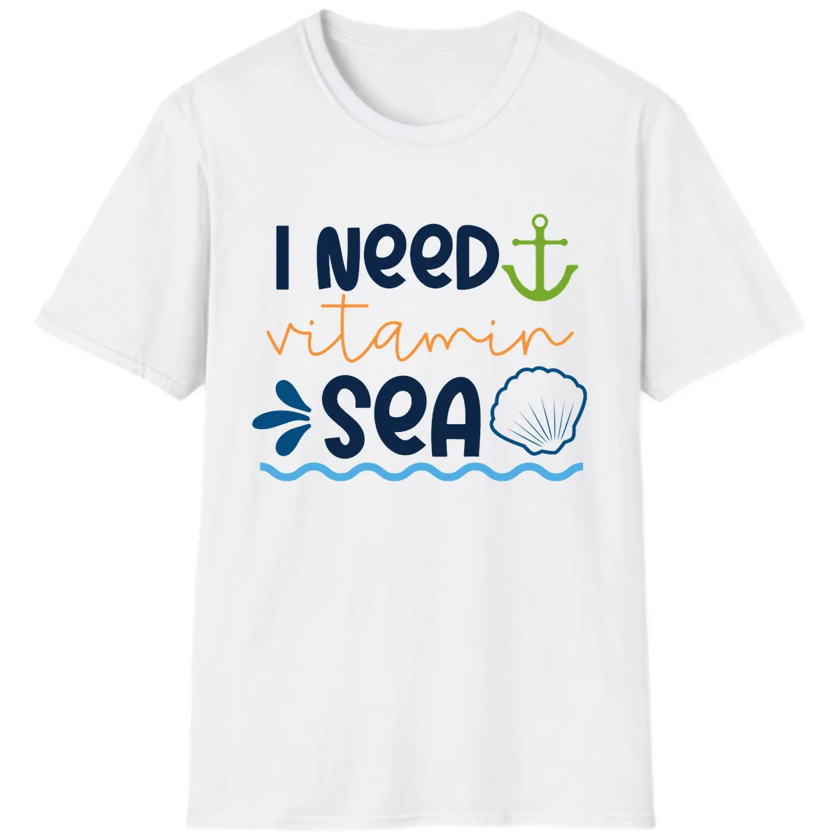 I Need Vitamin Sea T-Shirt in White