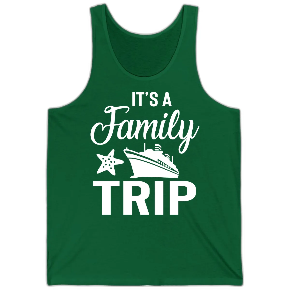It's A Family Trip Tank in Kelly
