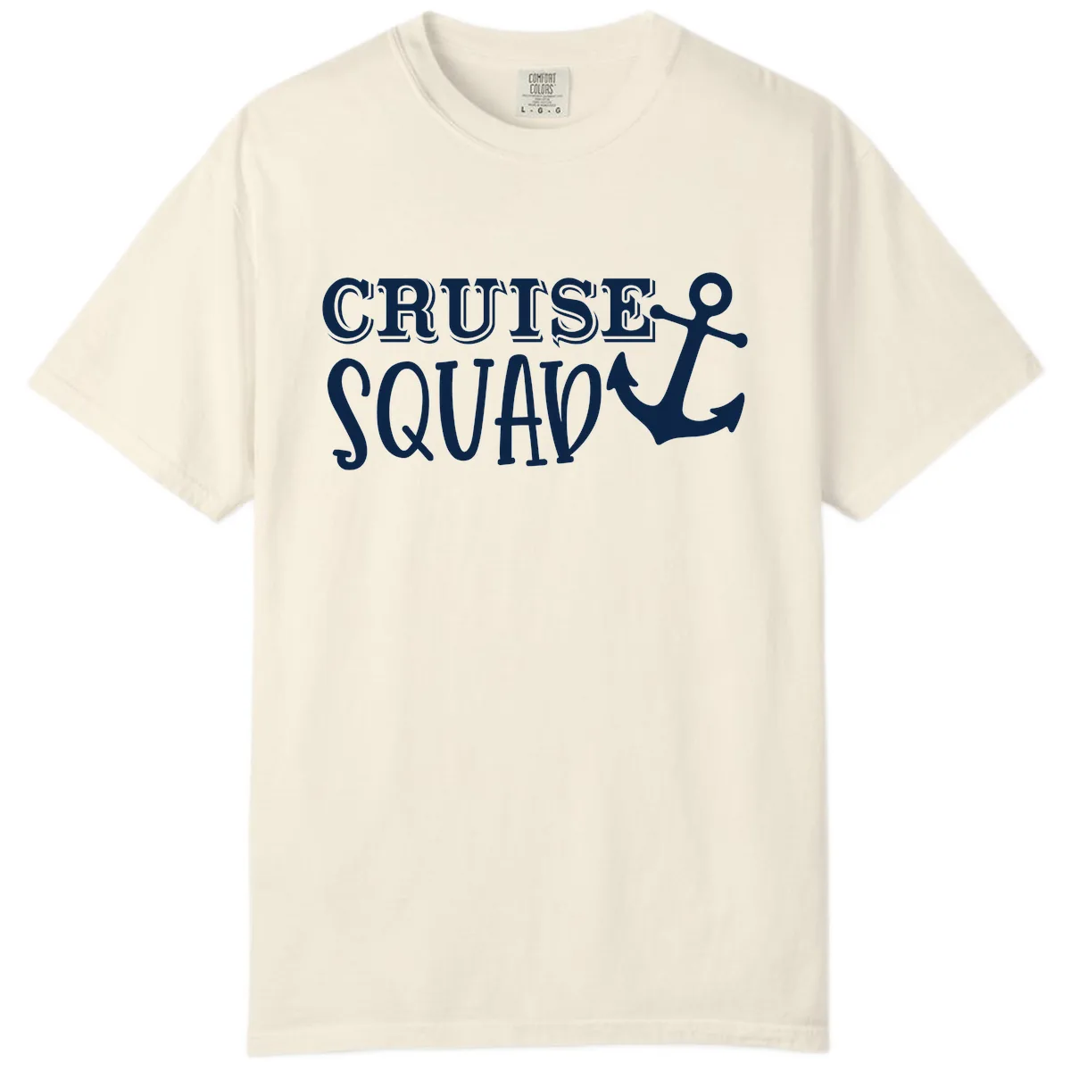 Cruise Squad Anchor Comfort Color in Ivory