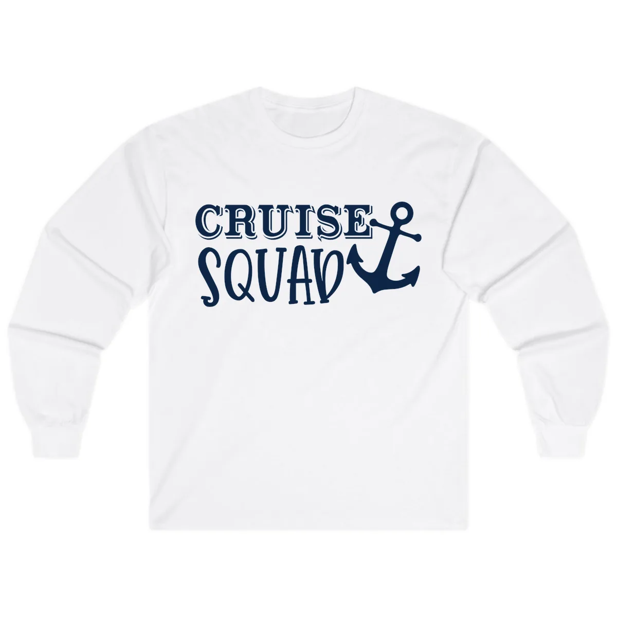 Cruise Squad Anchor Long Sleeve in White