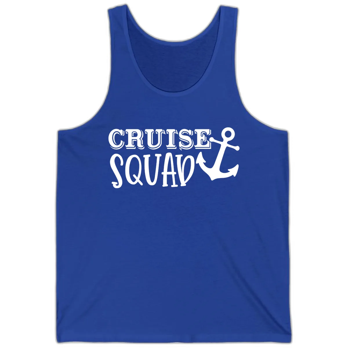 Cruise Squad Anchor Tank in True Royal