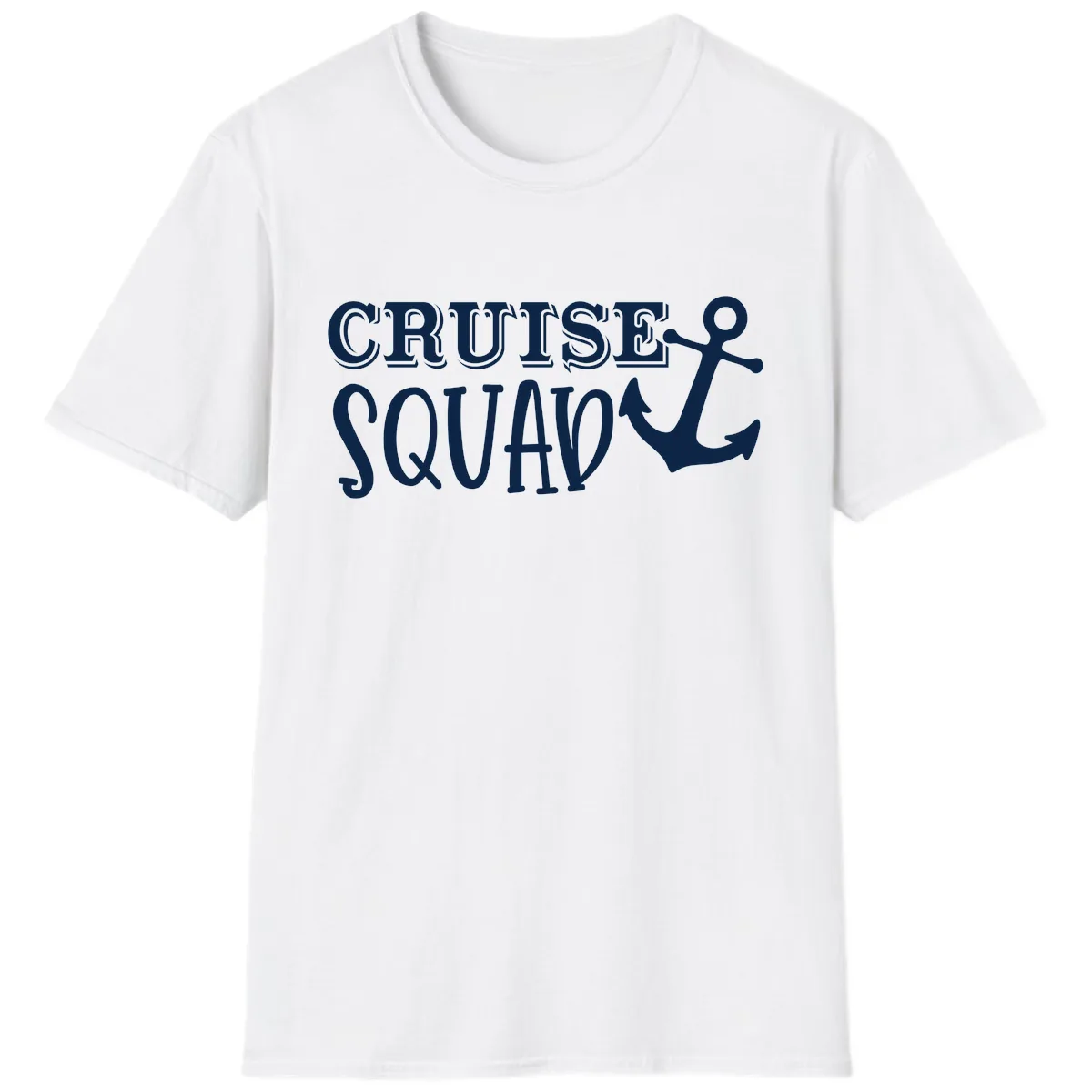 Cruise Squad Anchor T-Shirt in White