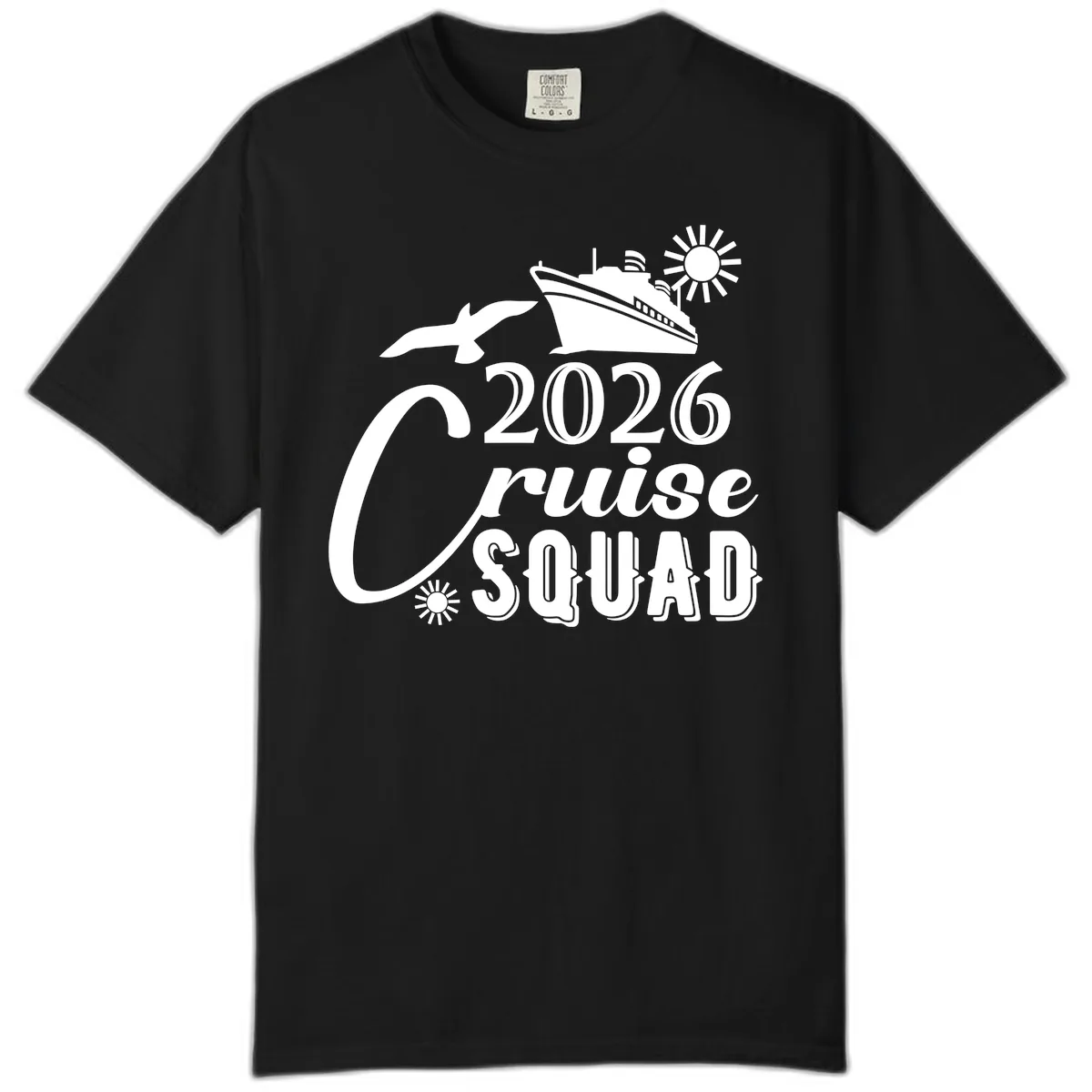 2026 Cruise Squad Comfort Color in Black