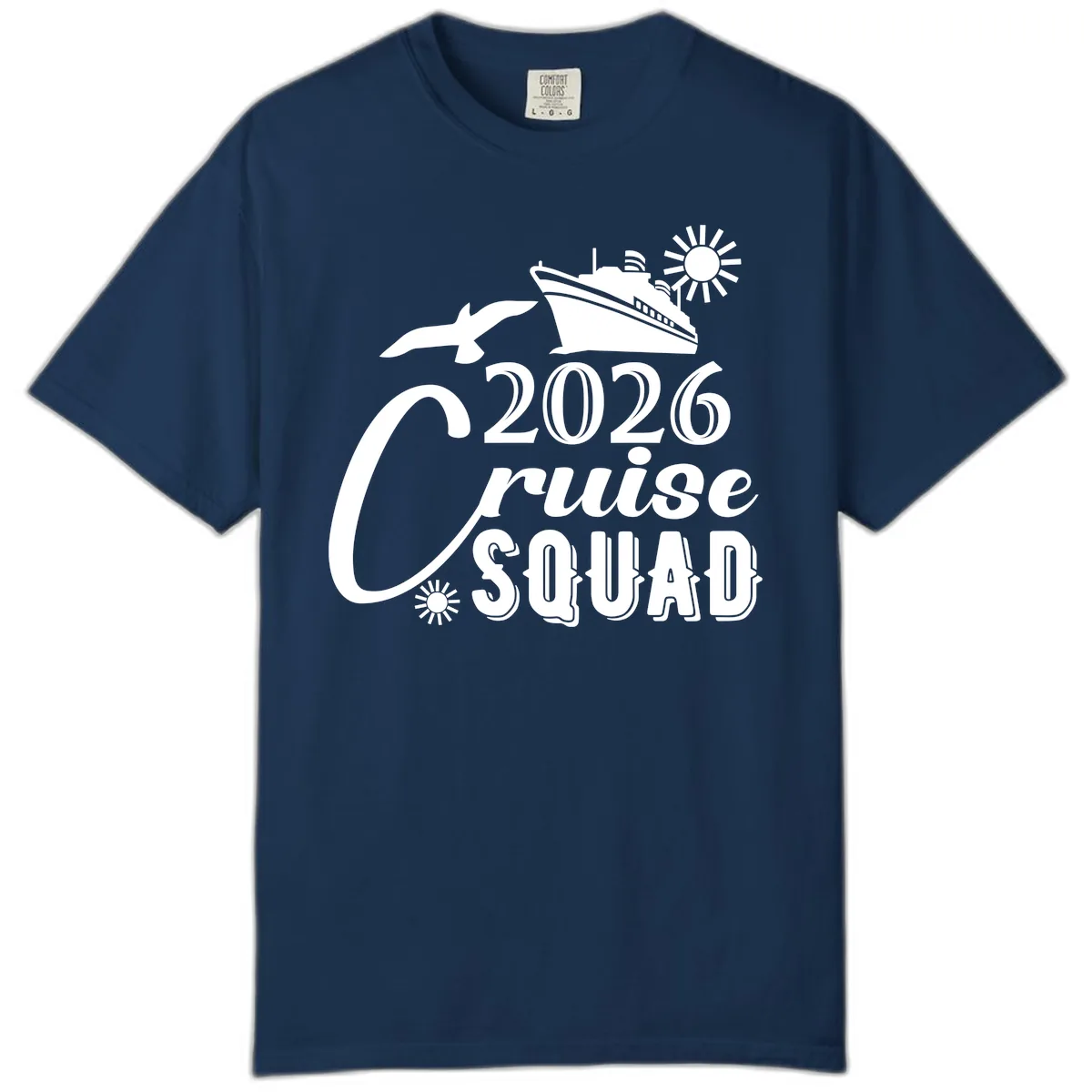 2026 Cruise Squad Comfort Color in Navy