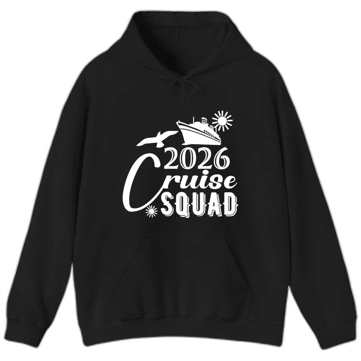2026 Cruise Squad Hoodie in Black