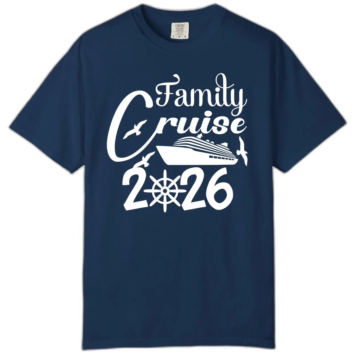 Family Cruise 2026 Comfort Color in Navy