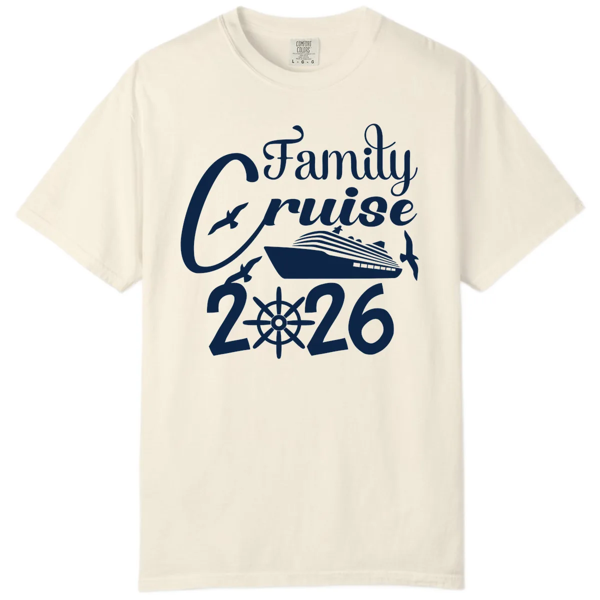 Family Cruise 2026 Comfort Color in Ivory