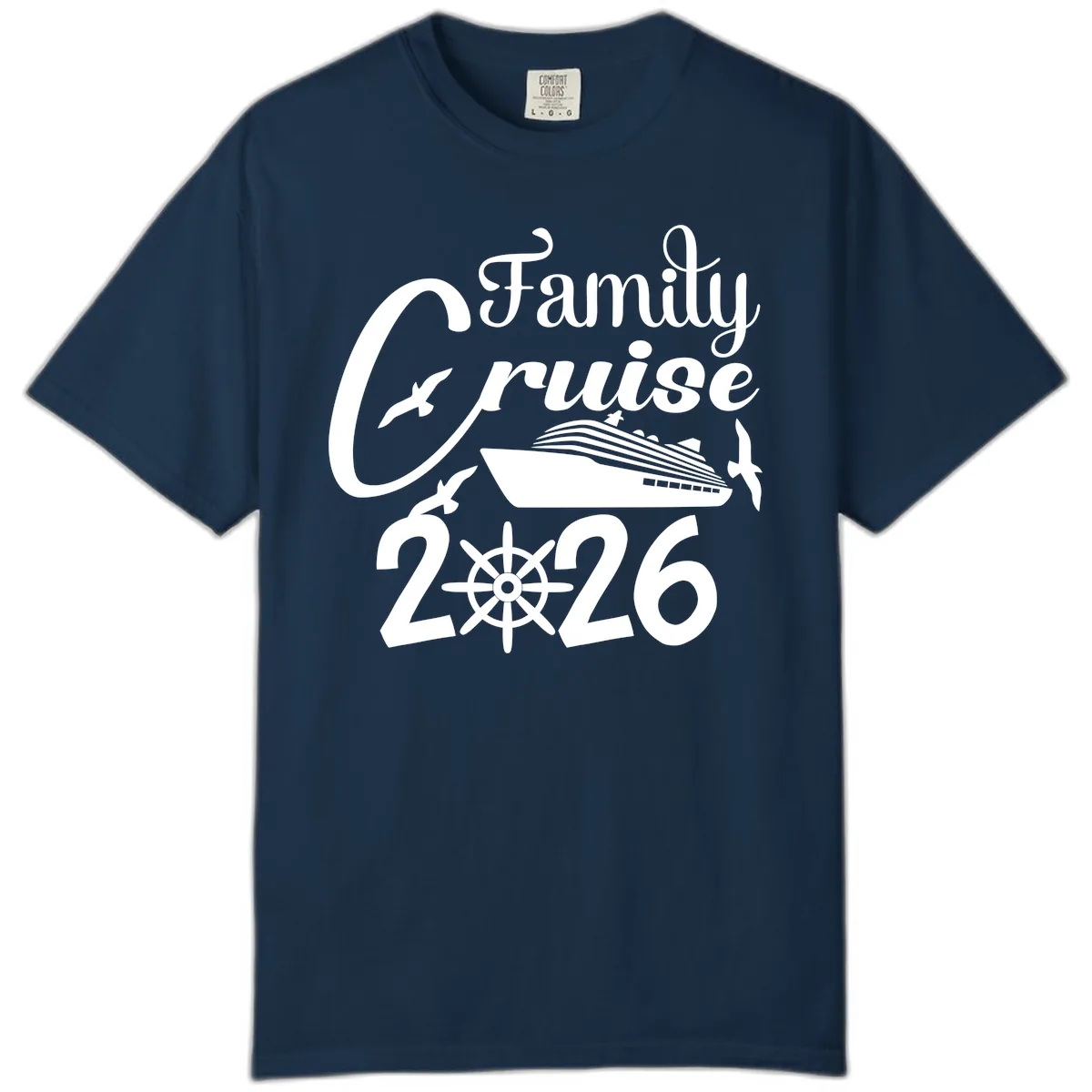 Family Cruise 2026 Comfort Color in True Navy