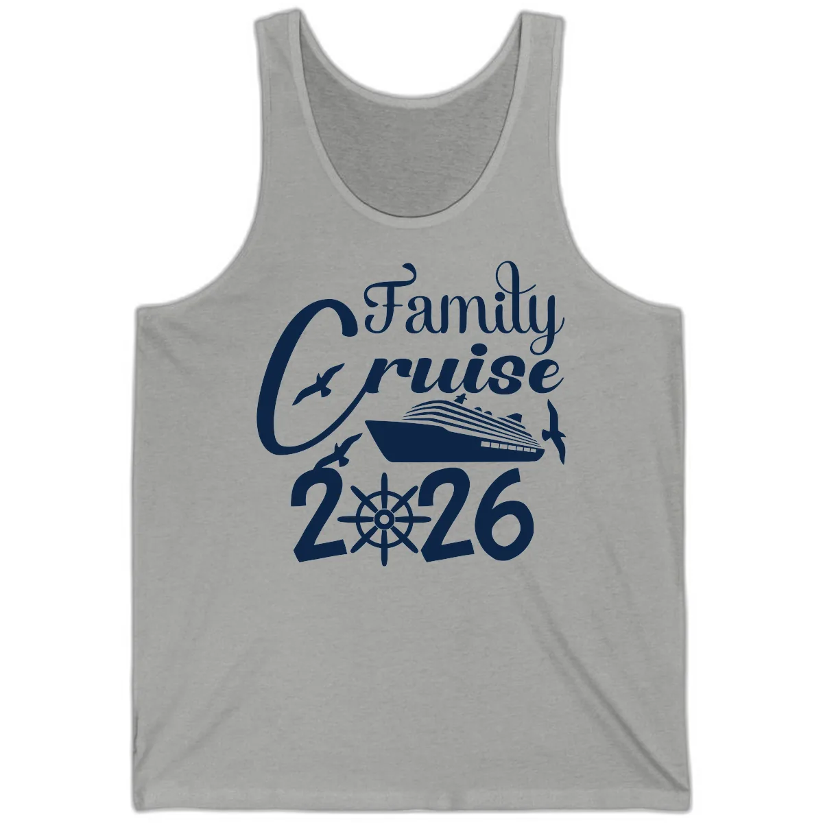 Family Cruise 2026 Tank in Athletic Heather