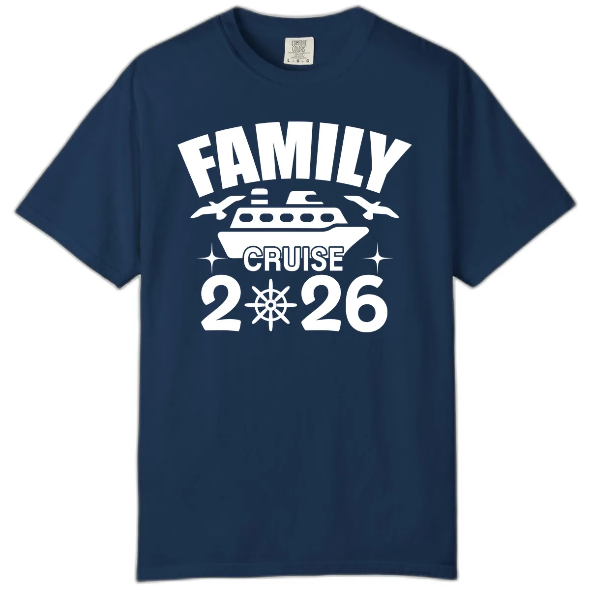 Family Cruise 2026 Comfort Color in Navy