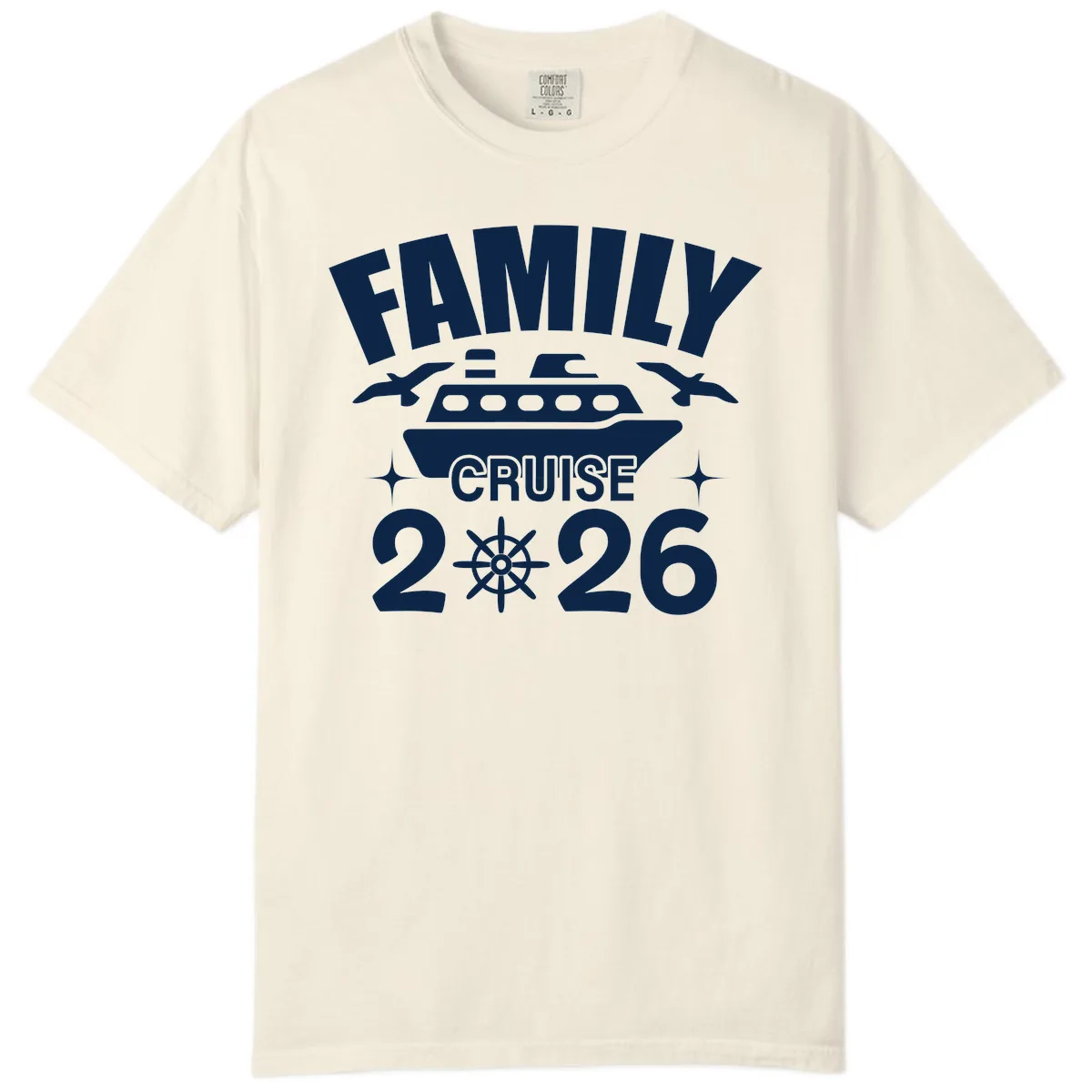 Family Cruise 2026 Comfort Color in Ivory