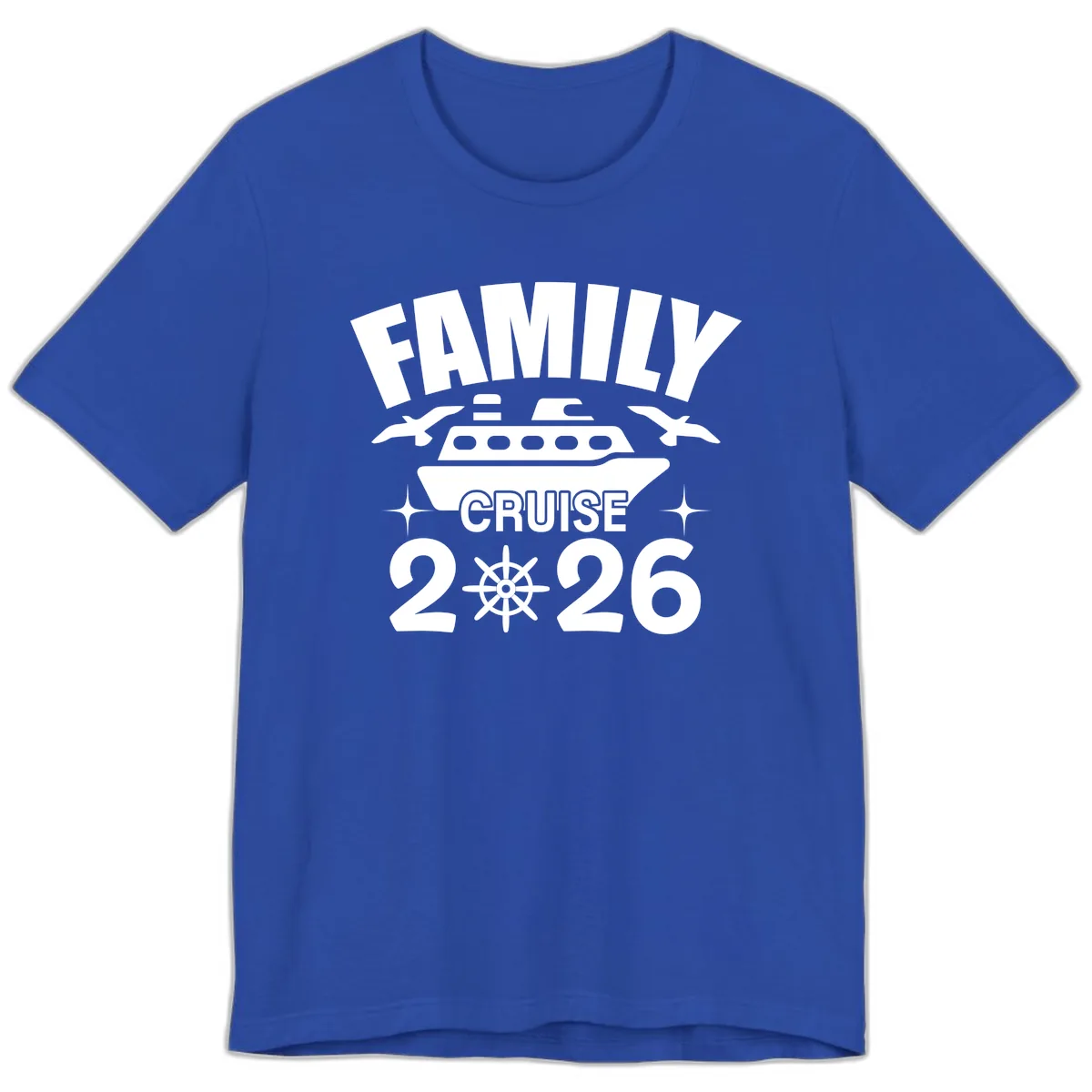 Family Cruise 2026 Premium T-Shirt in True Royal