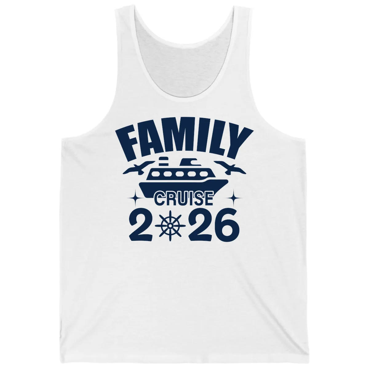 Family Cruise 2026 Tank in White