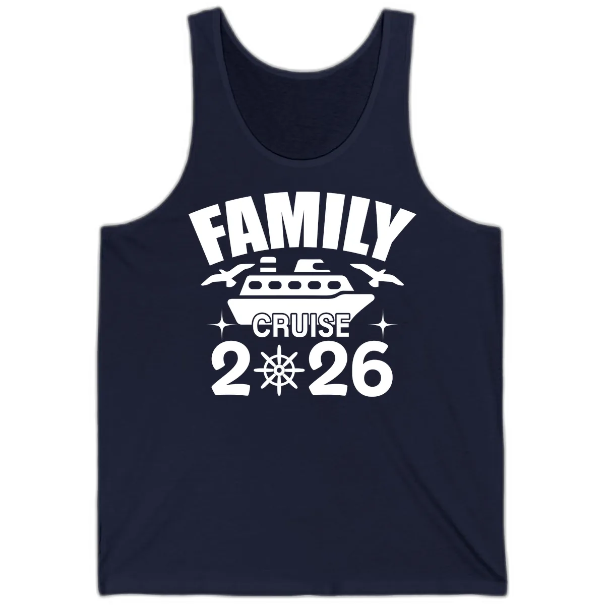 Family Cruise 2026 Tank in Navy