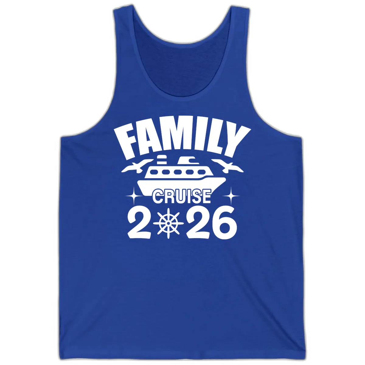Family Cruise 2026 Tank in True Royal