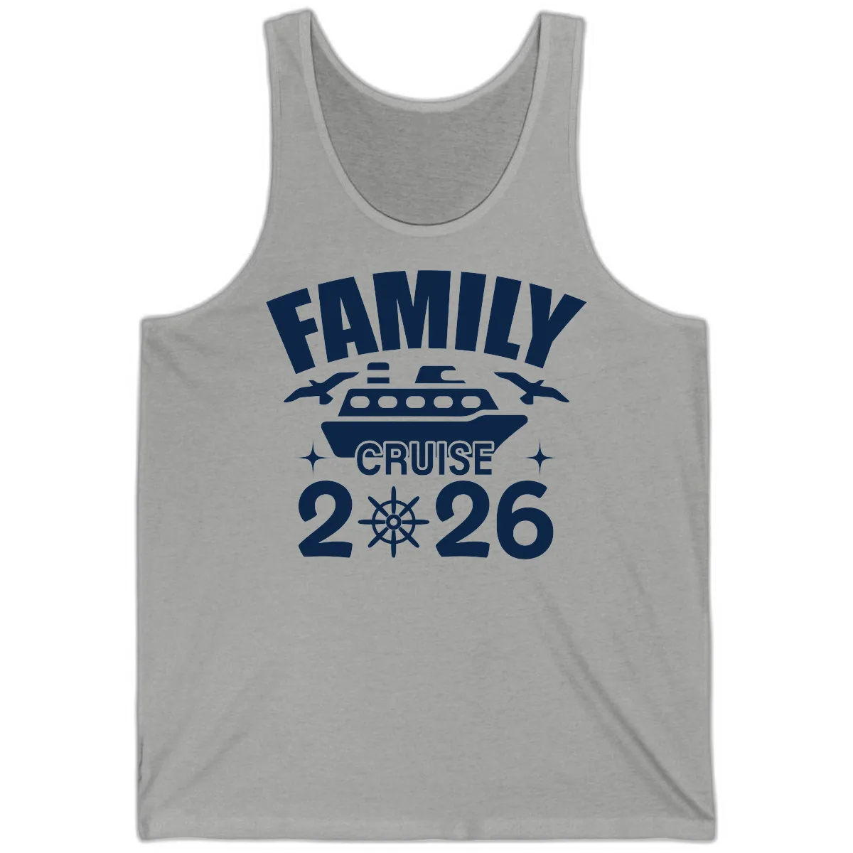 Family Cruise 2026 Tank in Athletic Heather