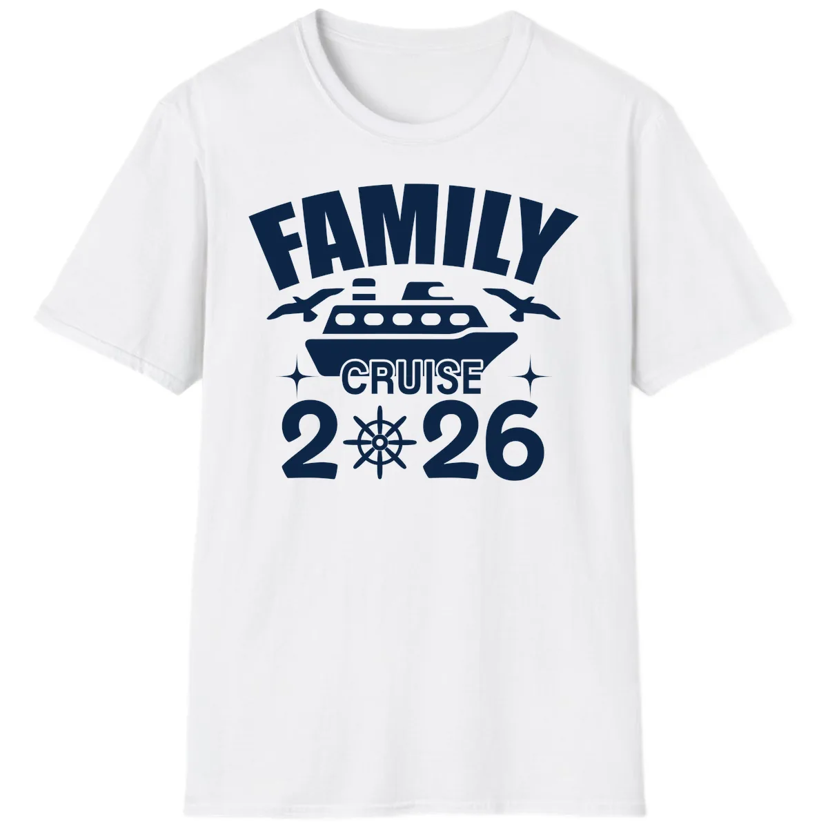 Family Cruise 2026 T-Shirt in White