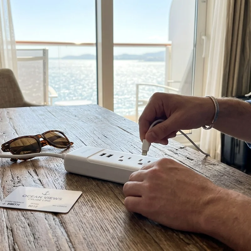 A Guide to Cruise Ship Power Outlets (and Why You Need an Adapter) - Cruise Shirt Co