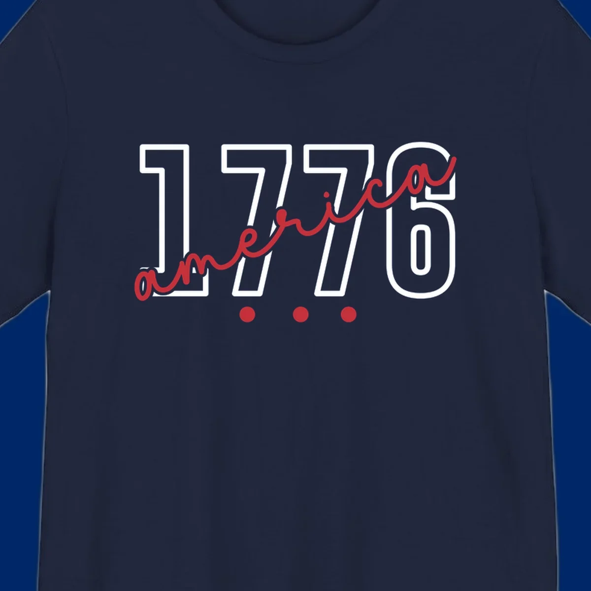 Red script text 'america' with three red dots below, commemorating the america-250th-script celebration.