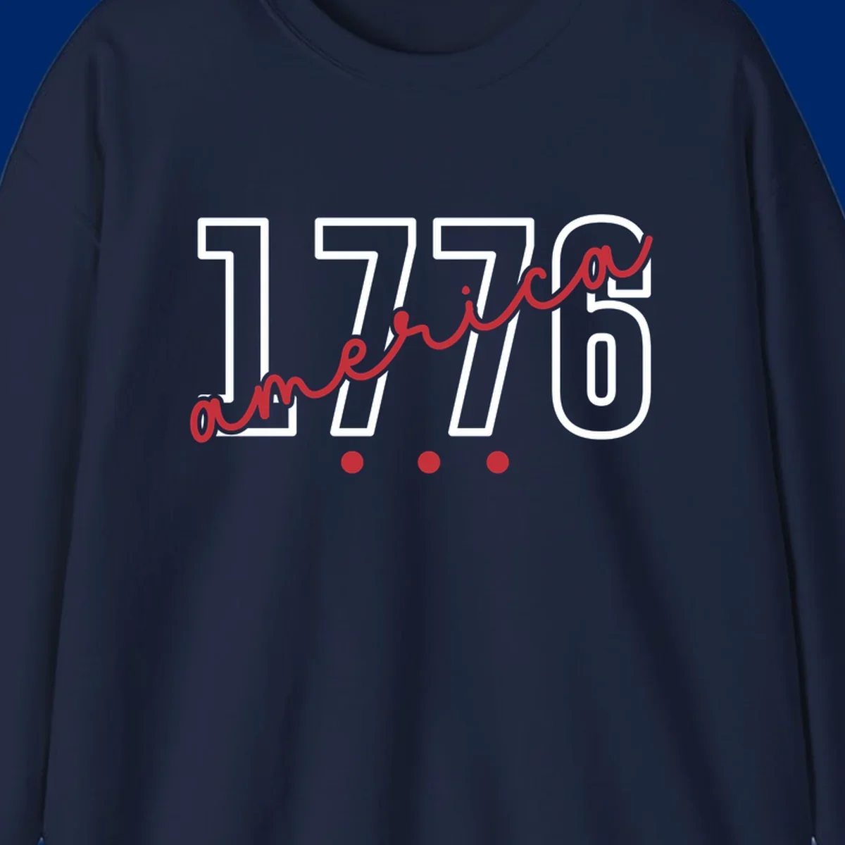 Red script text 'america' with three red dots below, commemorating the america-250th-script celebration.