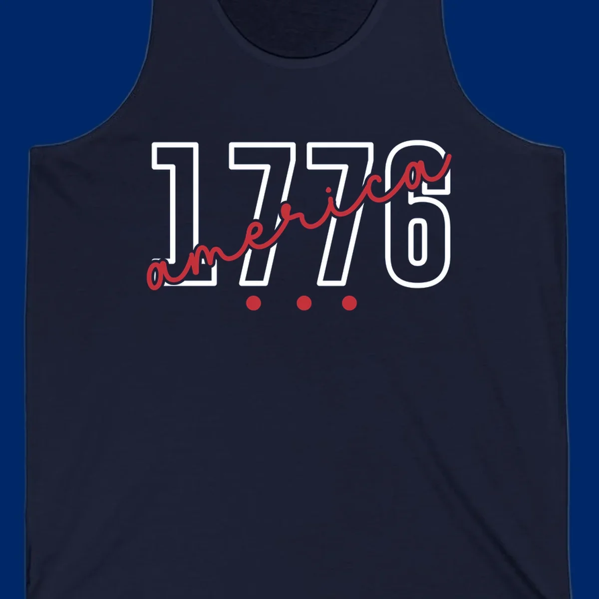 Red script text 'america' with three red dots below, commemorating the america-250th-script celebration.