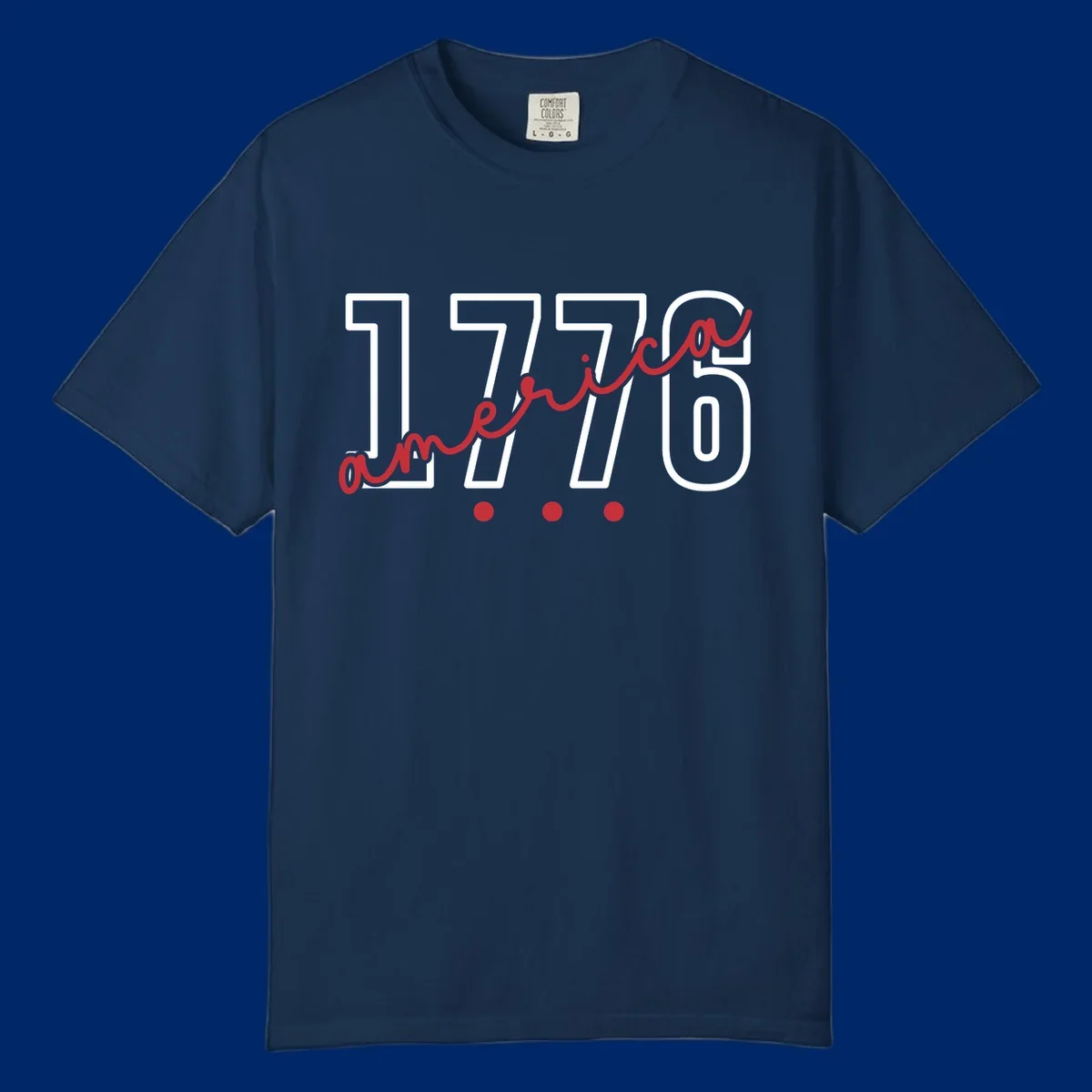 Red script text 'america' with three red dots below, commemorating the america-250th-script celebration.